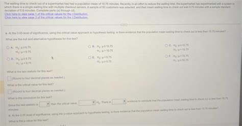 Solved B At The Level Of Significance Using The Chegg