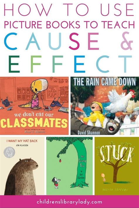 Using Picture Books To Teach Cause And Effect Picture Book Cause And Effect Cause And Effect