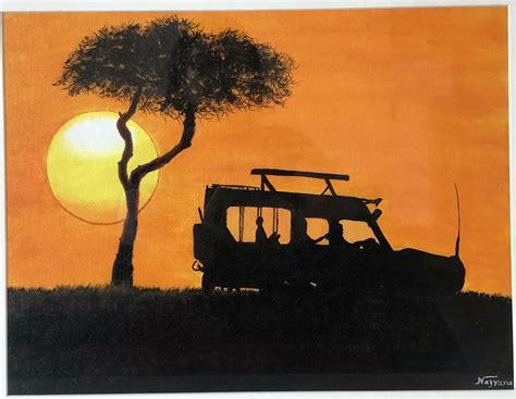 Sunset safari scenery – Gallerist.in