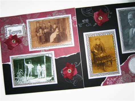 Love Scrapbook Pages Family Scrapbook Layouts Family 12 by - Etsy