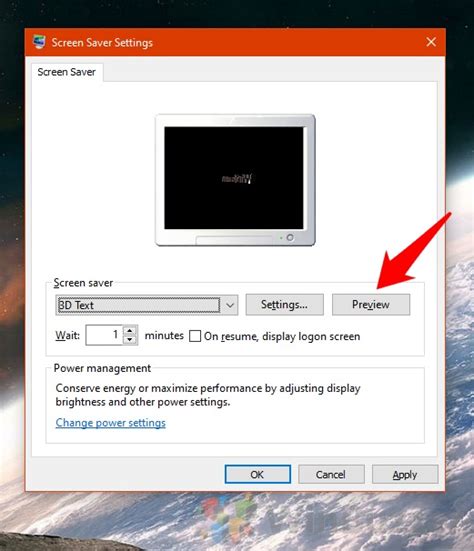 Windows 10: How to Set a Screen Saver and Change Screen Saver Settings ...