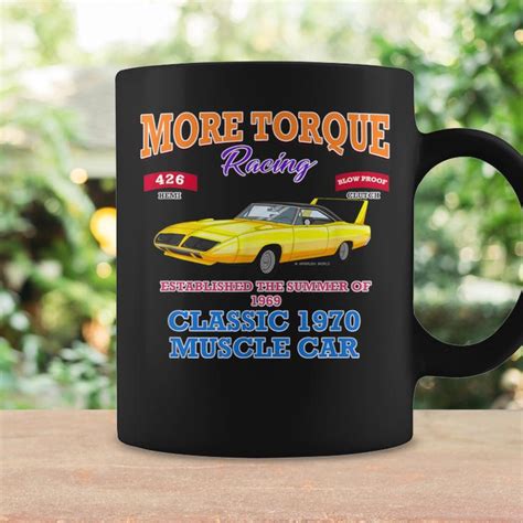 Classic Muscle Car Torque Garage Hot Rod Novelty Coffee Mug Monsterry