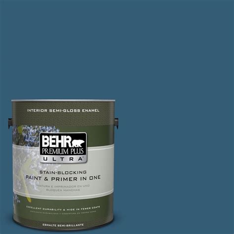 BEHR Premium Plus Ultra 1 Gal UL230 3 Arrowhead Lake Interior Semi