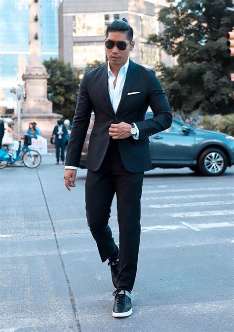 11 Dapper Ways Of Wearing Sneakers With A Suit