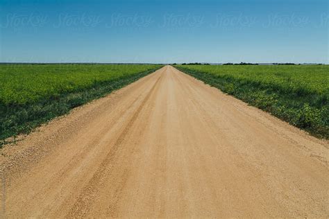 Long Straight Dirt Road By Stocksy Contributor Adam Nixon Stocksy