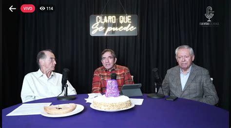 H Ctor Melesio Cu N Ojeda Celebra Su Podcast N Mero Cuentas Claras