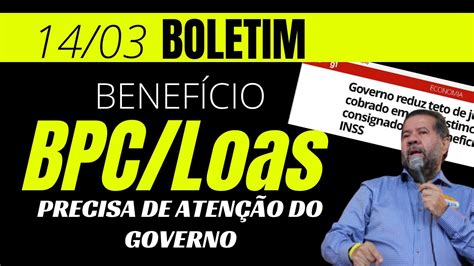 14 03 BOLETIM BPC LOAS LOAS BENEFICIÁRIOS DE PRESTAÇÃO CONTINUADA