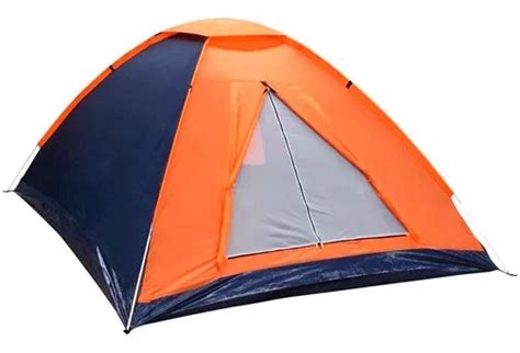 Barraca Camping Panda Ntk Iglu Pessoas Azul E Laranja Frete Gr Tis