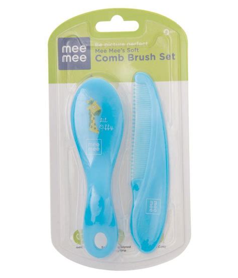 Mee Mee Soft Comb Brush Set Blue Buy Mee Mee Soft Comb Brush Set