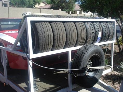 Trailer Tire Rack By M758 Homemade Trailer Tire Rack Constructed