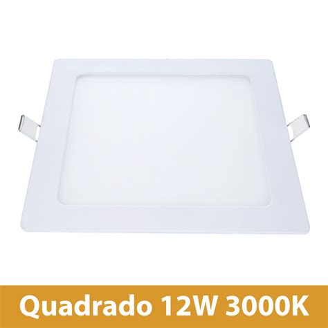 Painel Embutir Led Quadrado W K Bivolt Avant