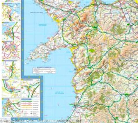 carte touristique nord centre du pays de galles ordnan