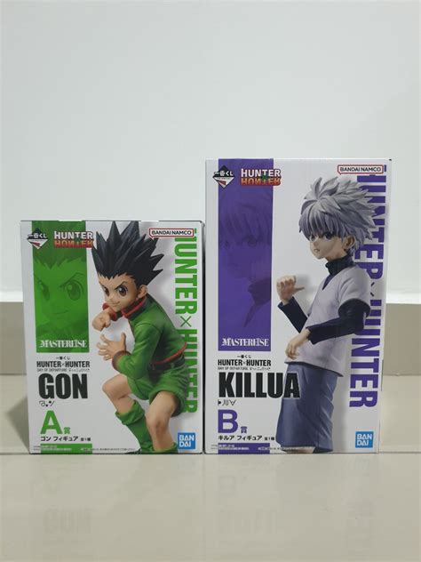 PRIZE A AND B ICHIBAN KUJI HUNTER X HUNTER DAY OF DEPARTURE GON