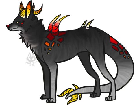 Demon Dog By Hollowfoxart On Deviantart