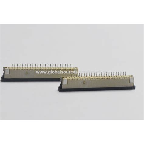 China FPC FFC Connector Horizontal SMT ZIF Type Upper Contact SMT Type