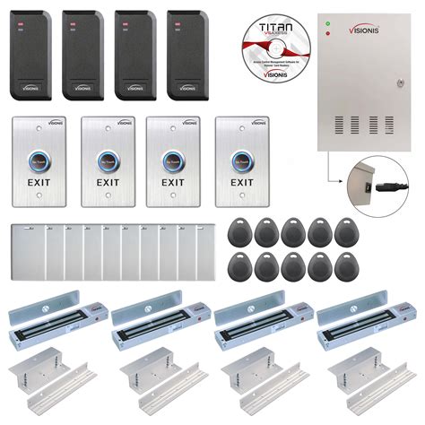 Visionis Fpc Four Doors Access Control Tcp Ip Wiegand For In Swing