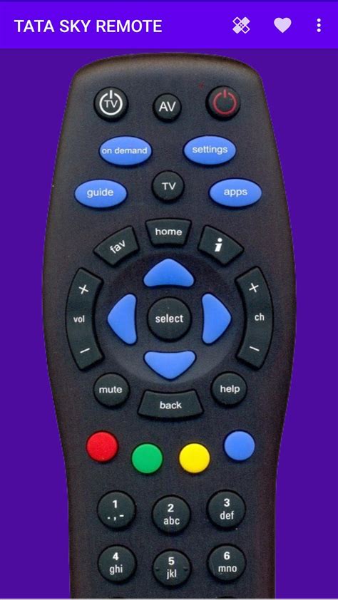 TaTa Sky Remote App- Remote For Tata Sky Setup Box for Android - APK Download