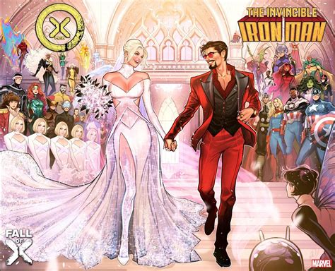 Marvel Comics Teases The Long Awaited Wedding Of Emma Frost And Tony