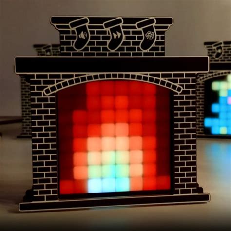 An Animated LED Fireplace Powered By The CH32V003 | Hackaday