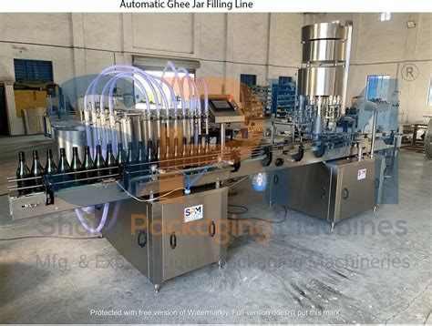 Mechanical Automatic Ghee Jar Filling Line Kw At Rs In Ahmedabad