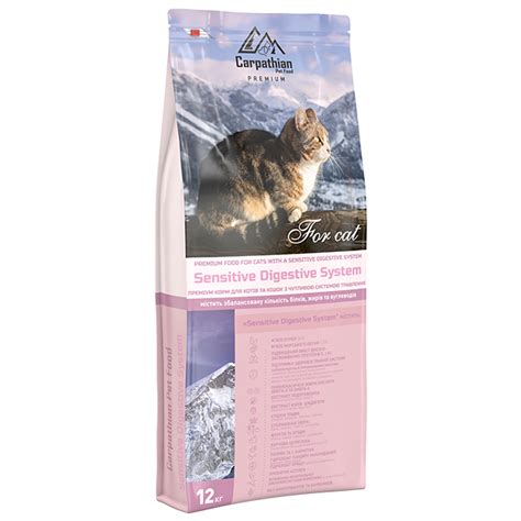 Сухий корм для котів з чутливою системою травлення Carpathian Pet Food ...