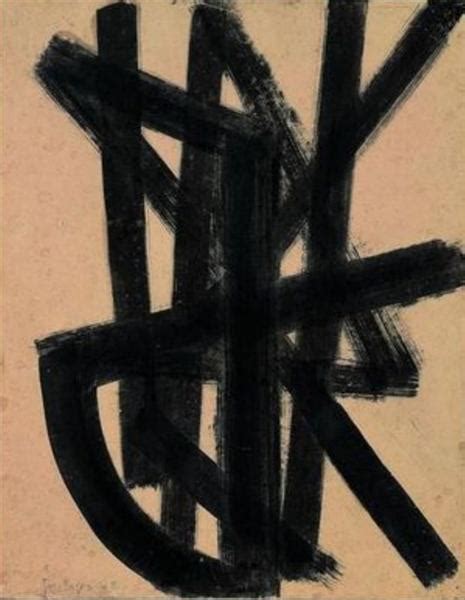 Brou De Noix 65 X 50 Cm 1948 1948 Pierre Soulages WikiArt Org