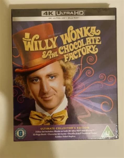 WILLY WONKA AND The Chocolate Factory 4K UHD Blu Ray Blu Ray 1971