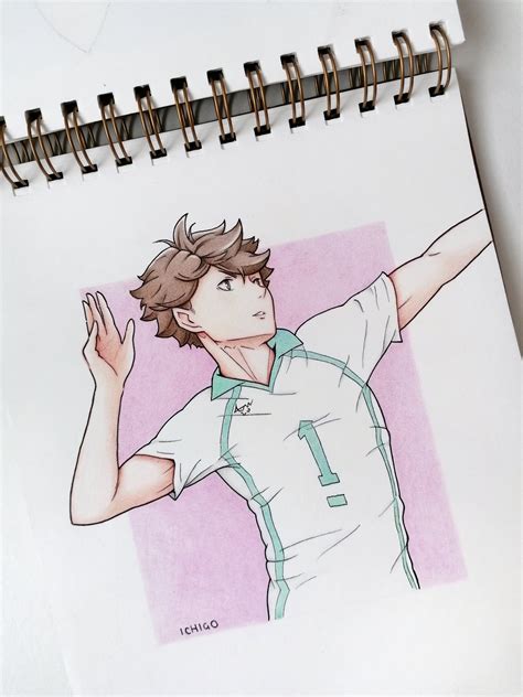 a drawing of Oikawa I made some time ago 💕 : r/haikyuu