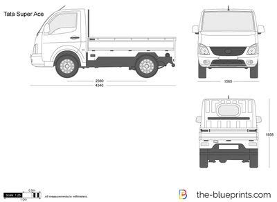 Tata Super Ace vector drawing | Tata, Food truck design, Ace