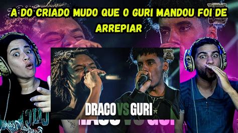 REACT GURI VS DRACO BATALHA ÉPICA 2 FASE Batalha do Tanque RJ