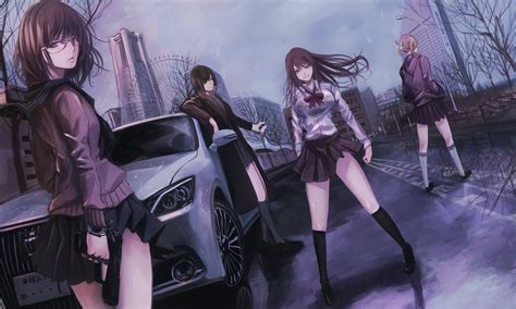 Anime Girl Group Wallpapers - Wallpaper Cave