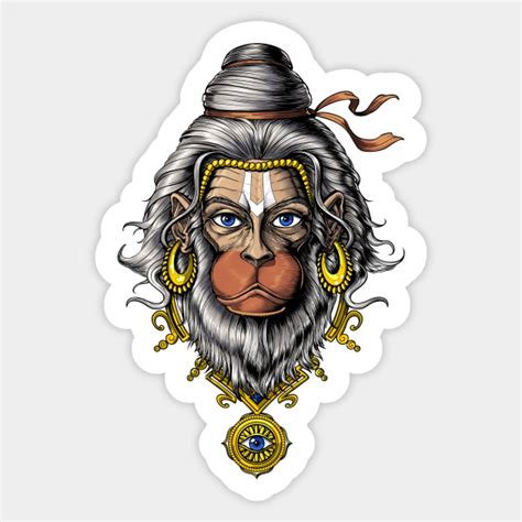 Hanuman Hindu God Hanuman Sticker Teepublic