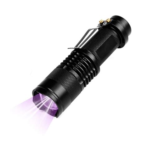 Ultra Violet Led Flashlight Blacklight Light Nm Inspection Lamp