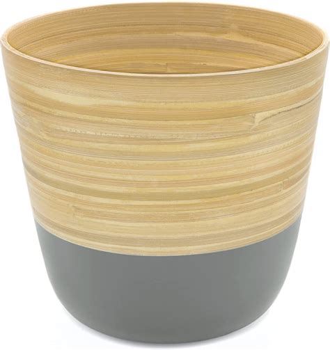 Dehaus Handmade Bamboo Plant Pot Large X Cm Decorative Indoor