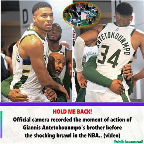 HOLD ME BACK Official Camera Recorded The Moment Of Action Of Giannis