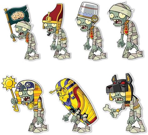 Plants Vs Zombies 2 Adhesivos Especial De Pared Antiguo Egipto Zombie