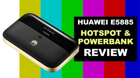 Huawei E5885 Cat6 4g Mobile Wifi Hotspot 6400mah Battery And Power Bank