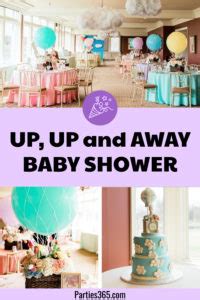 Up Up And Away Hot Air Balloon Baby Shower Ideas Parties365
