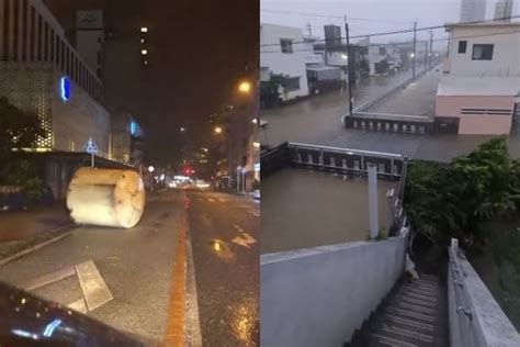 卡努襲沖繩「水塔在路上滾」！家門口變汪洋 22萬戶停電1死20傷 Ettoday國際新聞 Ettoday新聞雲