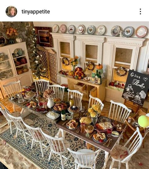 Pin By Joetta Woodward On Mini Thanksgiving Mini Doll House