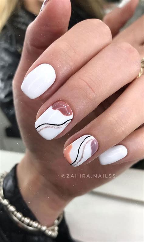 59 Summer Nail Colours And Design Inspo For 2021 Abstract Short Nails