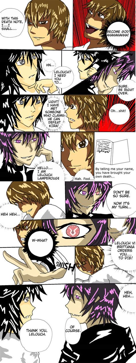 Death Note vs. Code Geass: by Carmabellagal on DeviantArt