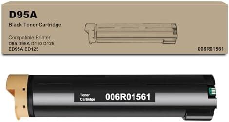 Amazon.com: D95A D110 D125 Black Toner Cartridge Replacement for Xerox ...