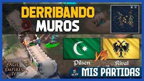 DERRIBANDO MUROS Otomanos Age Of Empires 4 YouTube