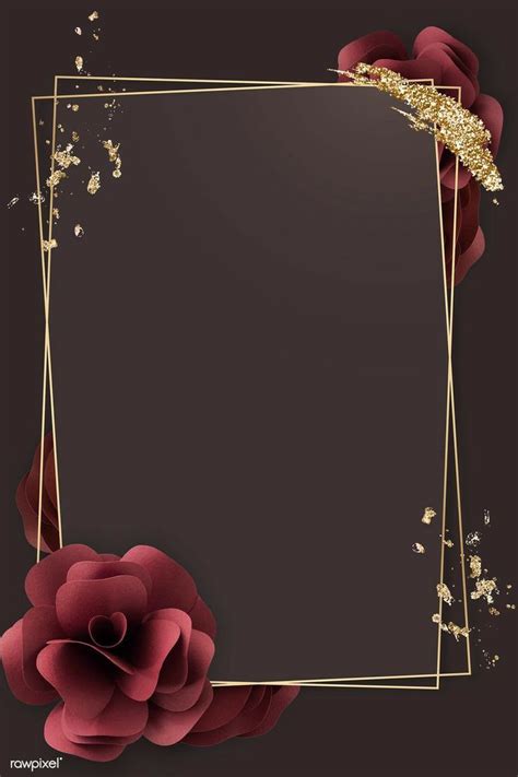 Pin By Ghada Moustafa On Background Wallpaper Frames Flower Frame