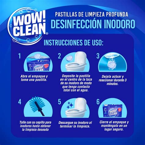 Pastillas De Limpieza Profunda Para Desinfecci N De Inodoro Wow Clean