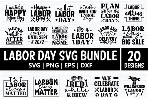 Labor Day Svg Bundle Bundle · Creative Fabrica