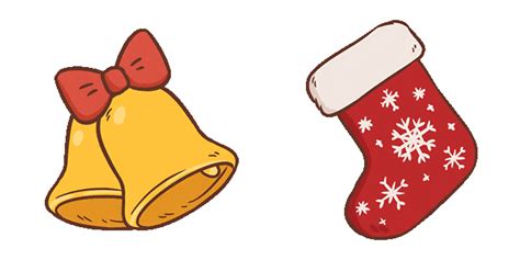 Christmas Jingle Bells & Stocking Animated Cursor - Sweezy