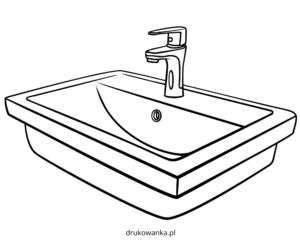 Livre De Coloriage Lavabo Imprimable Et En Ligne