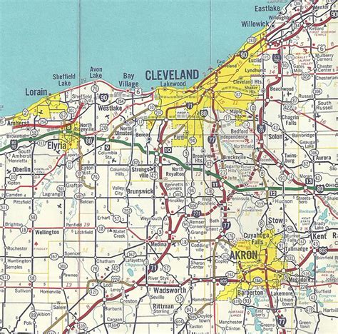 Road Map Of Ne Ohio